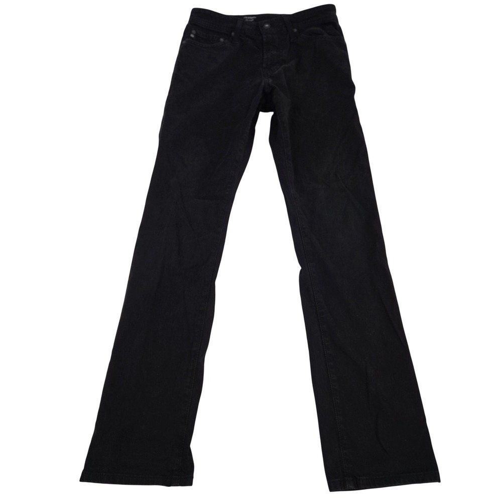 AG Adriano Goldschmied The Everett Slim Straight Suds Pants Mens 28x32 Black